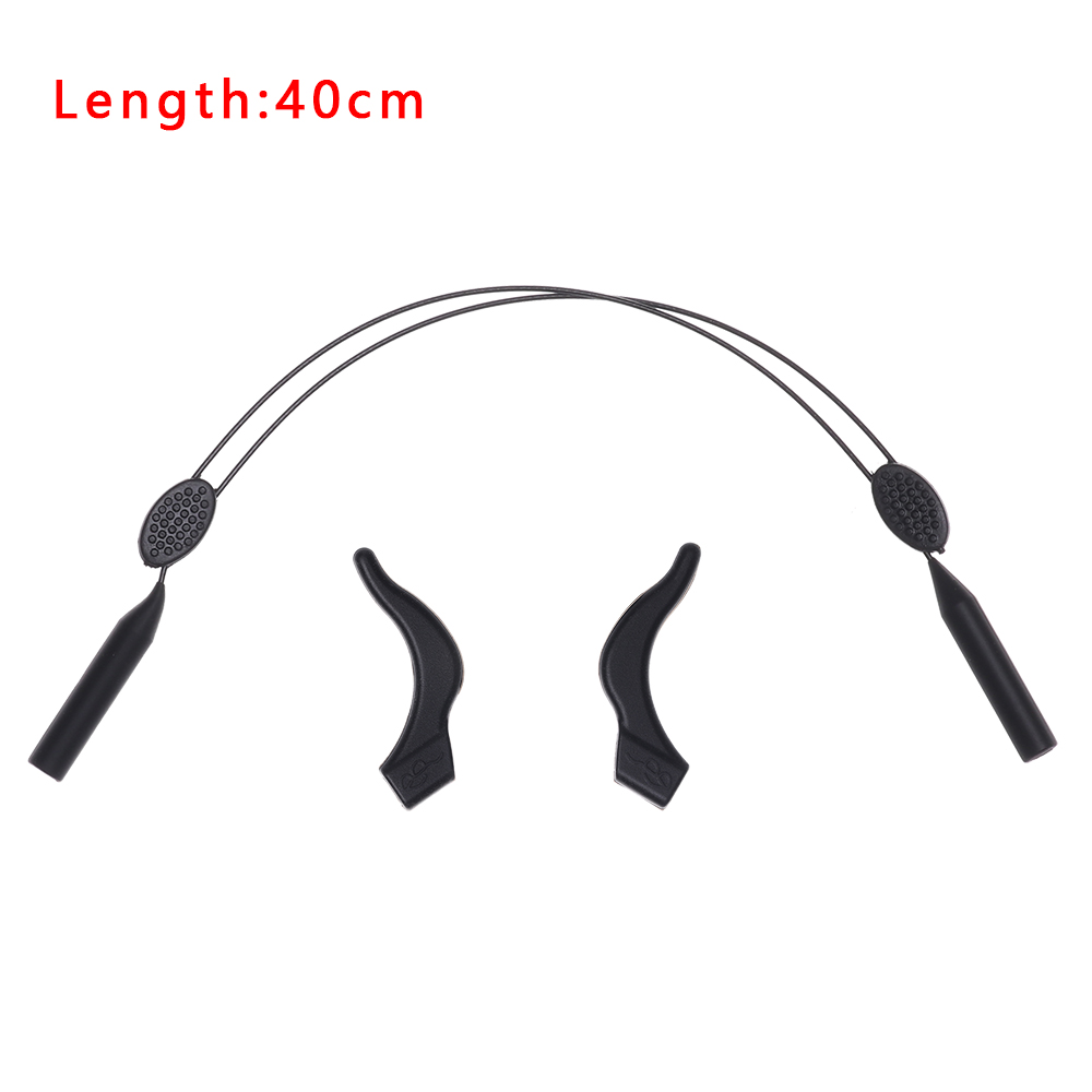 Elastic Silicone Eyeglasses Rope Sport Anti-Slip Adjustable Glasses Strap Durable Child/Adult Glasses Chain Glasses Accessory