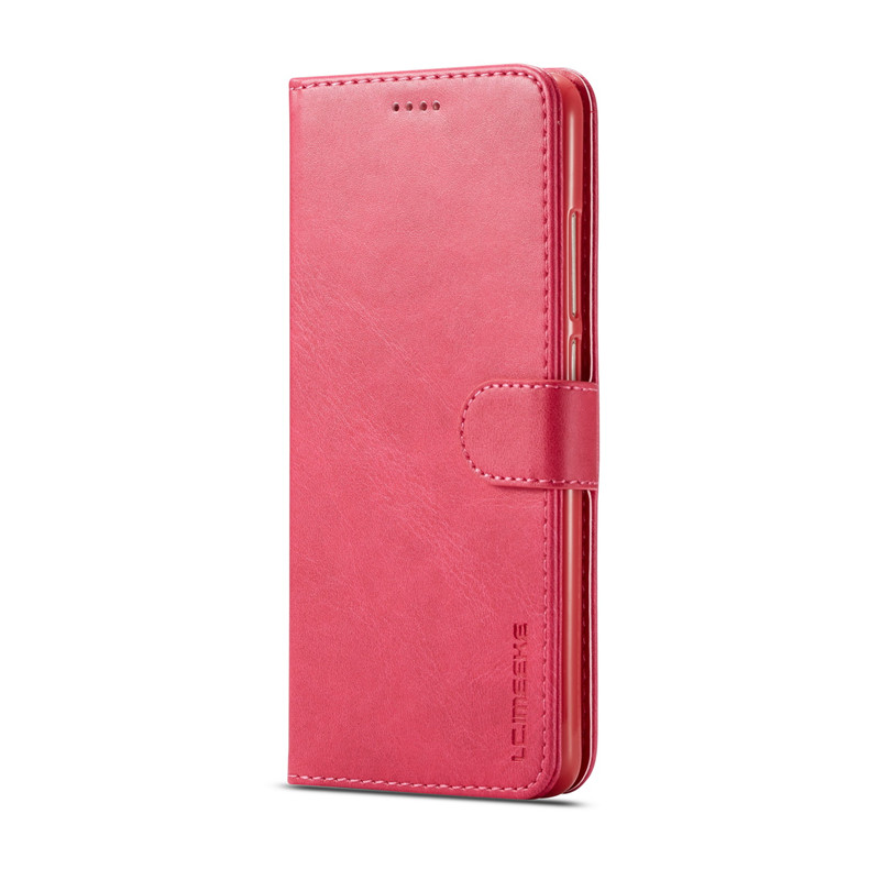 Case Voor Redmi 6 Pro Case Lederen Portemonnee Luxe Cover Redmi 6 Pro Telefoon Geval Flip Cover Op Xiaomi Redmi 6 Pro Cover: Redmi 6 Pro / Rose Red