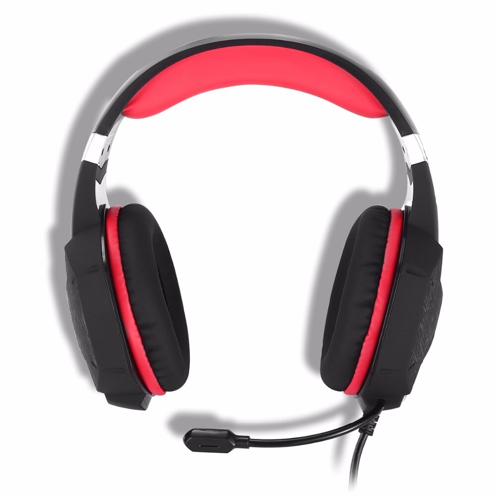 KOTION EACH G1000 Game Headset Deep Bass Game headphones Computer Stereo Gaming headphones LED light with microphone for PC Gam