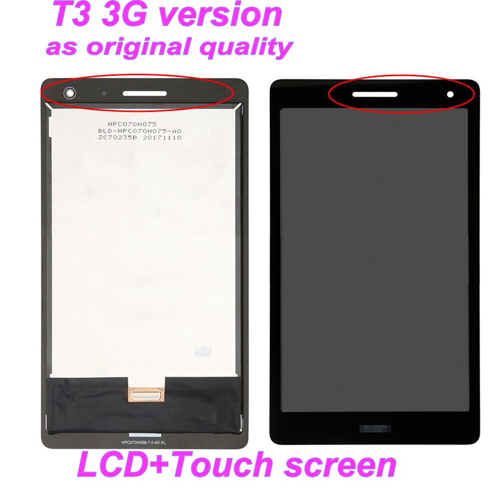 Original 7.0” LCD For Huawei Mediapad T3 7.0 3g or wifi BG2-W09 BG2-U01 BG2-U03 LCD Display Touch Screen Digitizer Assembly
