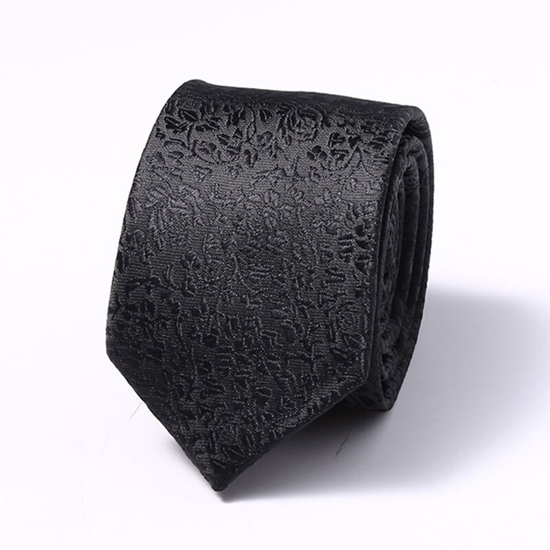 Luxury Classic Neckties Classic Men's Wedding Ties Jacquard Woven 100% Silk 6cm Men Neck Ties