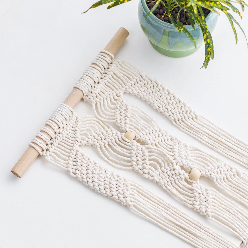 Macrame Plant Hanger Handmade Boho Wall Hanging Baskets Flowerpot Plant Holder Braided Craft For Garden Home Room Decoration