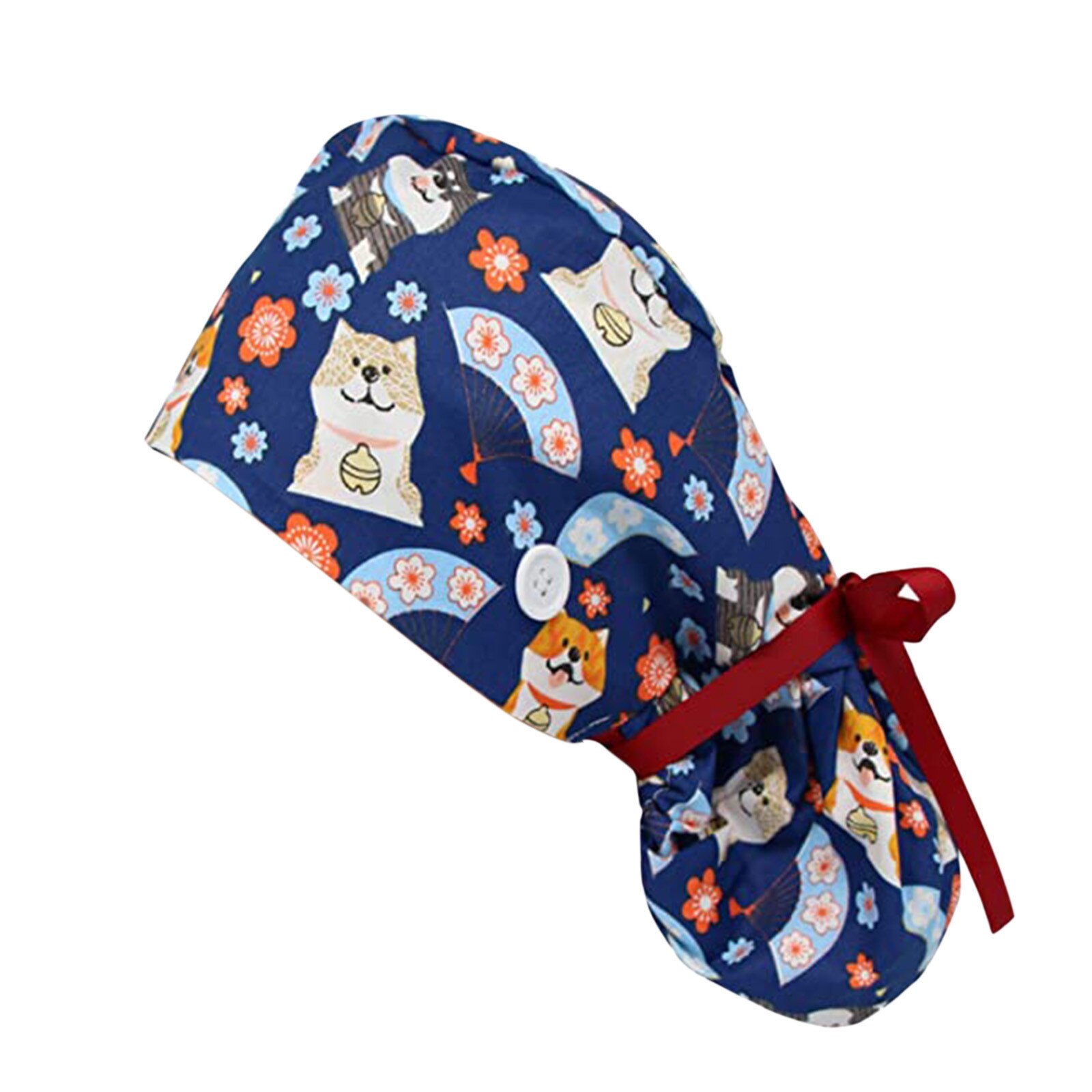 Working cap nurse accessories Solid Print Work Hat Casual Unisex Cap With uniform clinical beautician: Gold