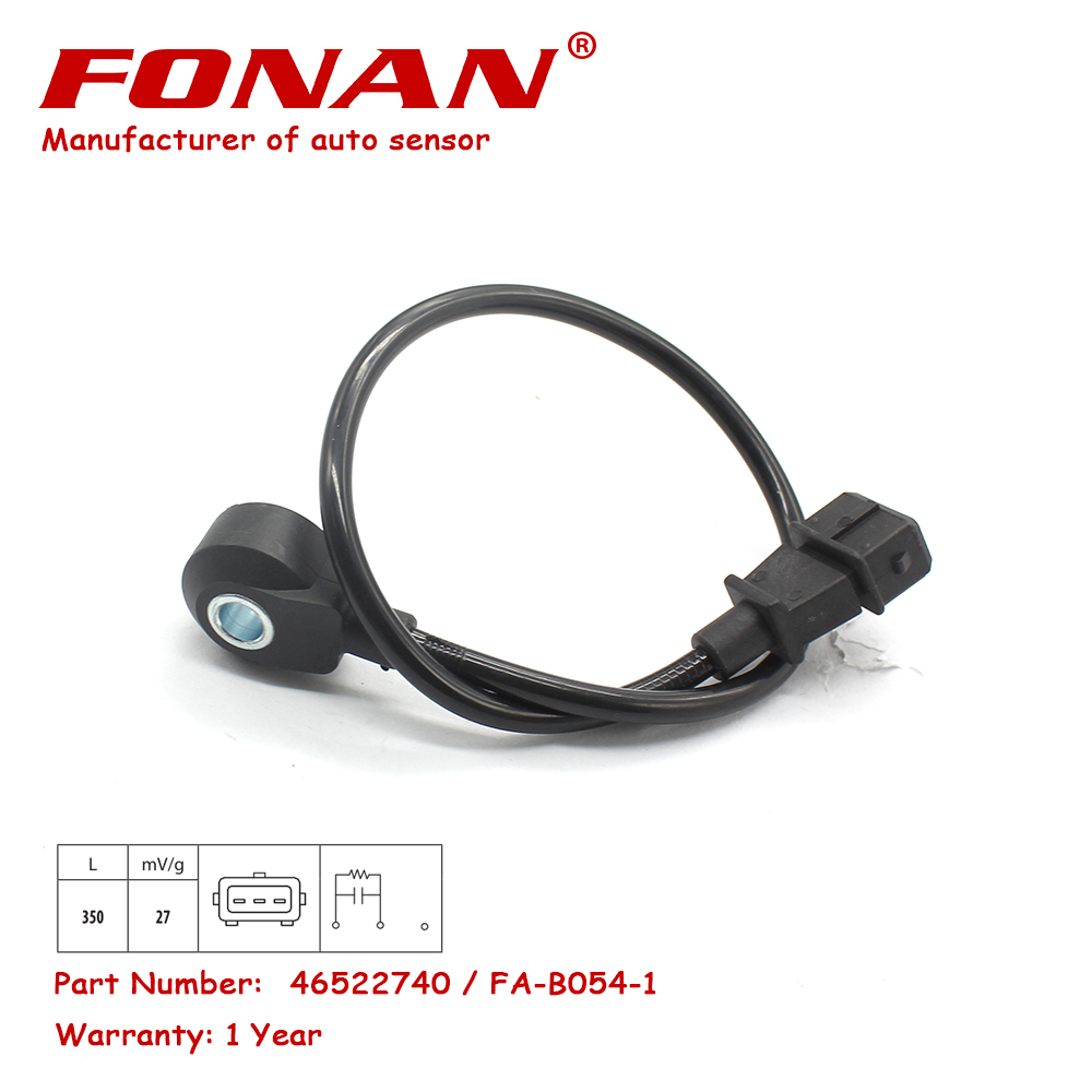 Sensor de detonación de golpe para FIAT Brava Marea 1,8 16V 3 pines 46522740