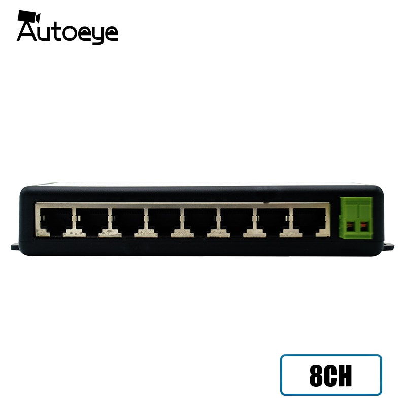 Autoeye Nouvelle 4 Ports 8 Ports POE Injecteur POE Splitter pour CCTV Réseau POE Caméra Power Over Ethernet Ieee 802.3af