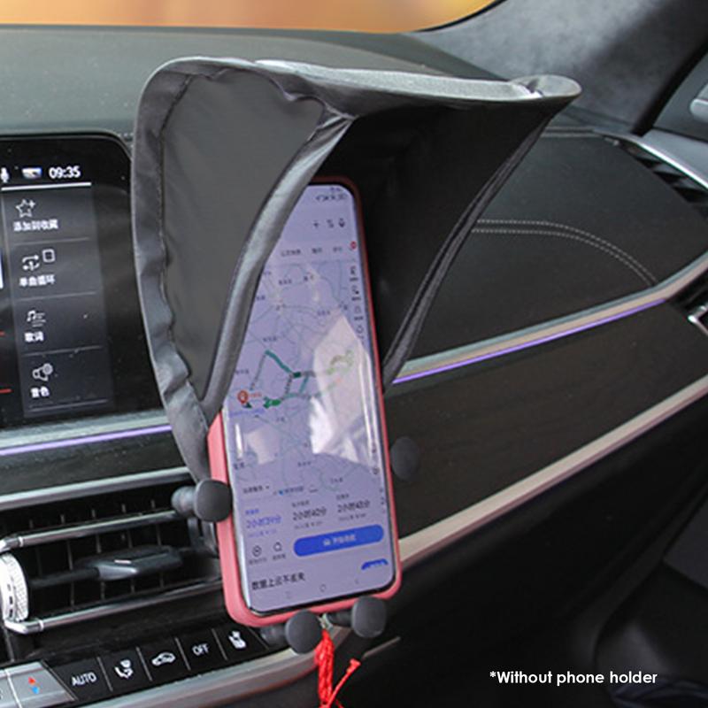Mobiele telefoon paraplu zonnescherm zonnescherm voor telefoon mobiele telefoon houder verblinding blokkerende zonnescherm voor telefoon voor auto motorfiets fiets