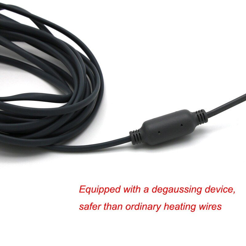 Cable calefactor de silicona infrarrojo para mascotas, Cable de alimentación de 1,7 m, para vivero de reptiles, propagador de cables cálidos de 15W, 50W, 25W y 80W