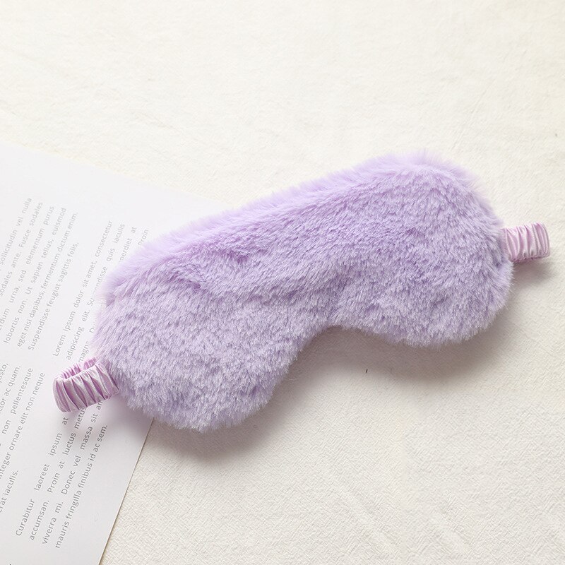 Sleeping Mask Sleeping Blindfold Soft Plush Eye Masks Cute Love Cloud Eye Cover Plush Mask Eyepatch Nap Health Eye Cover
