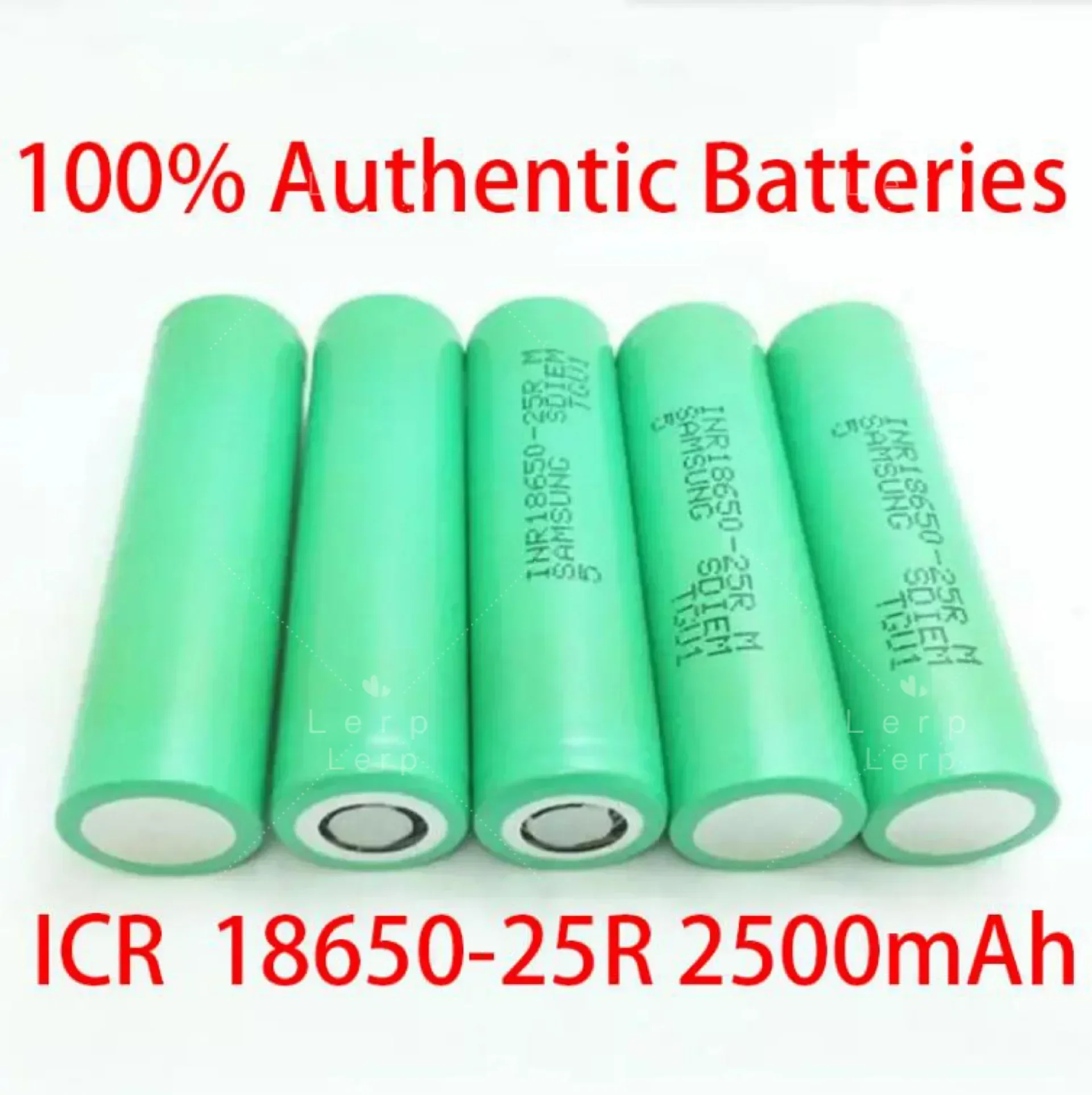 100% original INR18650 25R 2500mAh 3.7V 18650 battery, 20A OpladBare Hoge Stroom lithium battery, rechargeable battery.