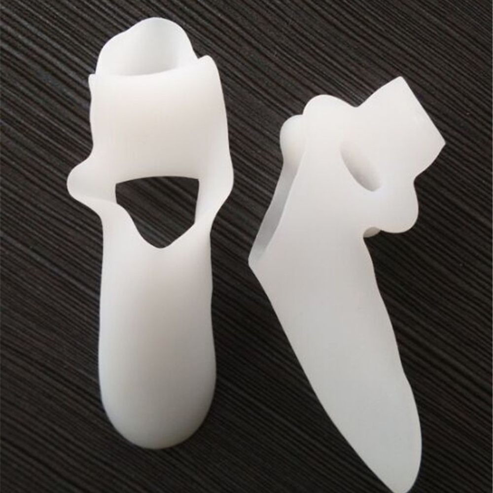2Pcs Siliconen Bunion Tenen Corrector Orthesen Stijltang Separator Gemak Pijn Voetverzorging Teen Orthese Massager Teen
