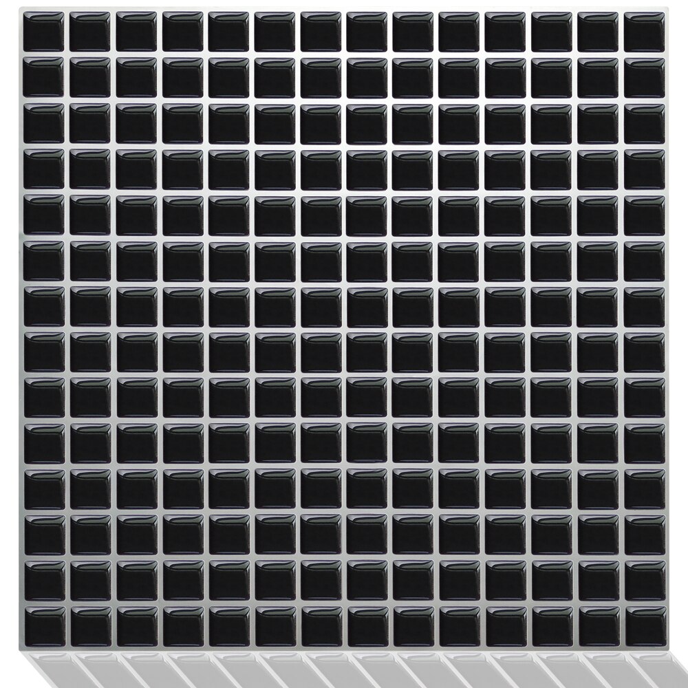 3d mosaik vinyl køkken peel and stick backsplash selvklæbende tapet klistermærke flise  - 1 ark: Mssb -217