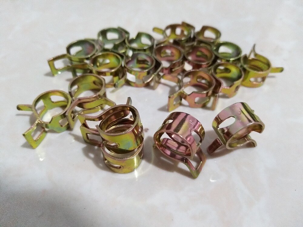 100PCS spring clamp hoop clamp Japanese hose clamp hose clamps automotive tubing clip M6 M7 M8 M9 M10 M11 M12 M13