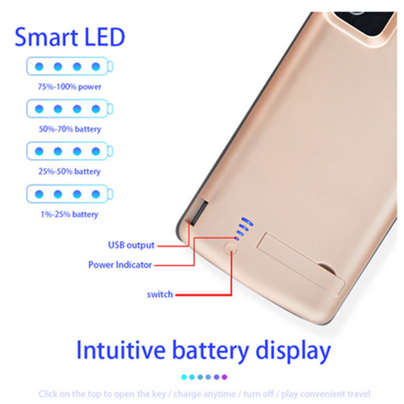 Leiouna externe powerbank batterijhoes voor samsung note 10 plus note 20 batterijhoes voor samsung galaxy note 20 ultra achterkant