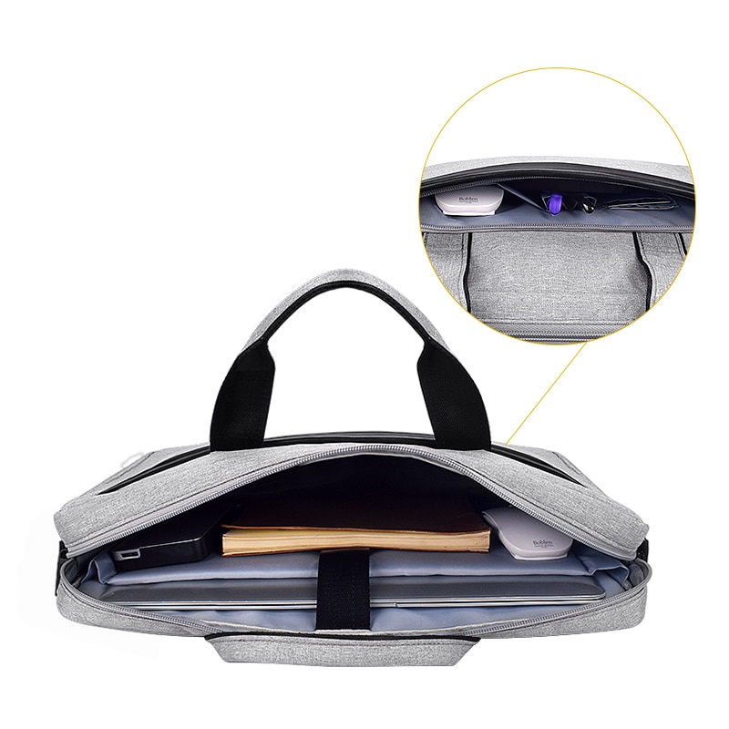 Laptoptas 13.3 15.6 14 inch waterdichte notebooktas hoes voor macbook air pro 13 15 computer schoudertas handtas aktetas