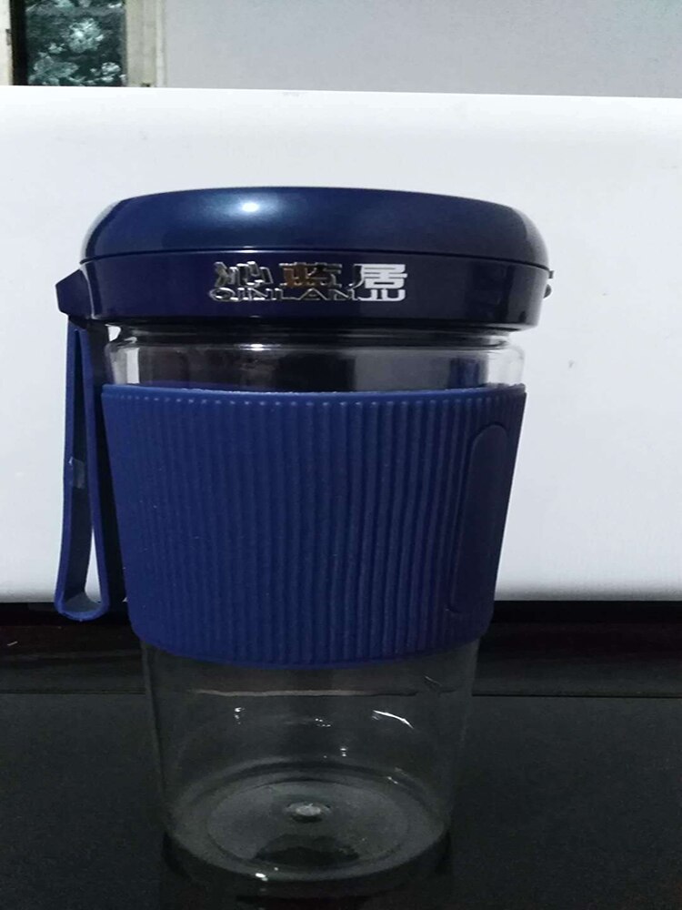 Mini blender/ ABS Portable Blender USB Electric Blender Juicer Automatic Juicer Fruit Mini Juice Cup Fitness Juice cup: Blue