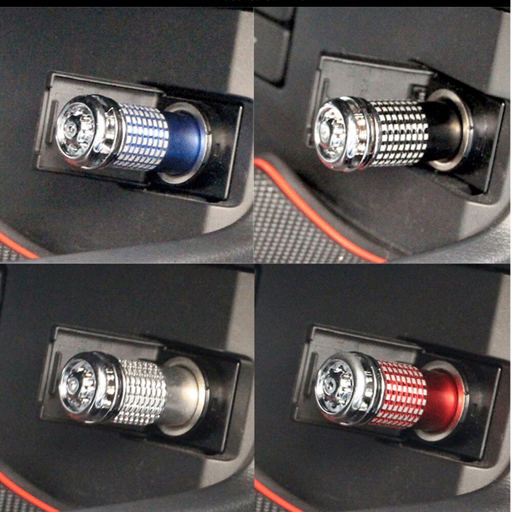 Purificador de aire iónico de anión para coche, Mini ionizador de ozono con barra de oxígeno, accesorios interiores DC12V