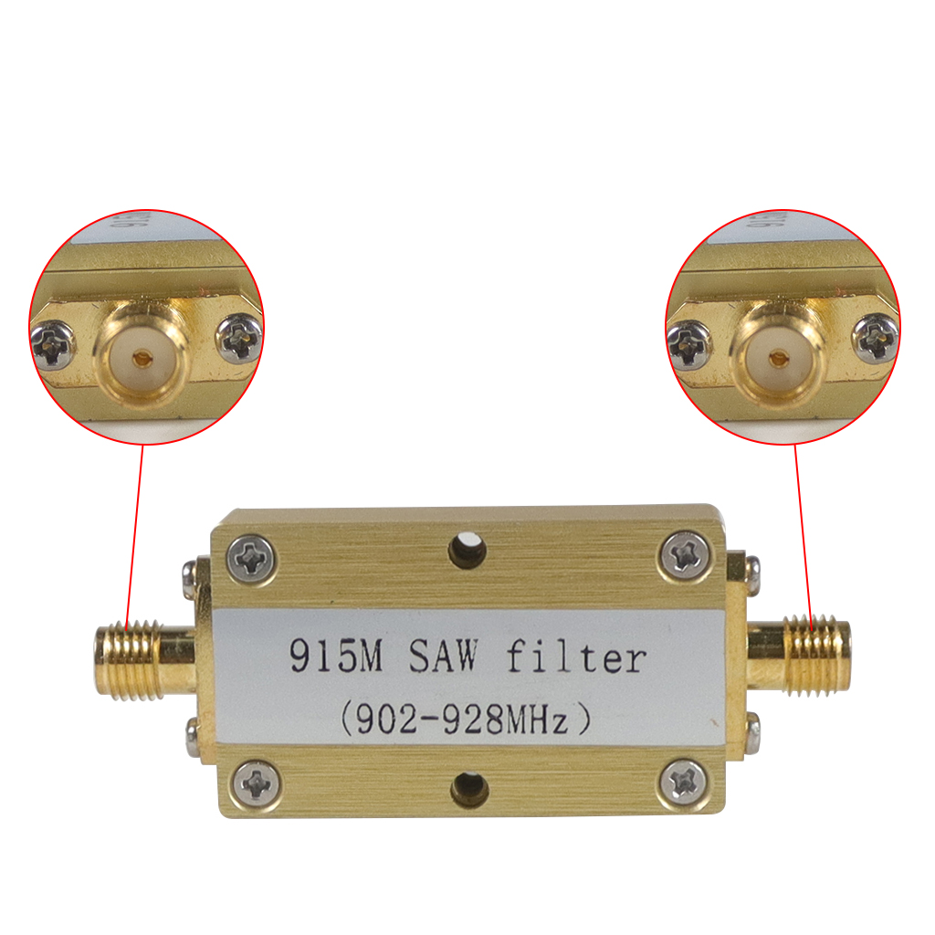 Filtre de scie passe-bande 868MHz /915MHz pour télécommande pour amplificateur Radio IoT RFID Mudule pour filtre minier à hélium