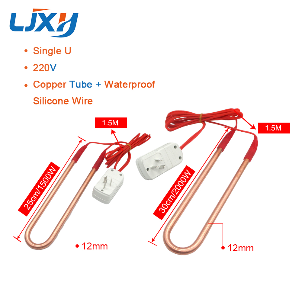 Ljxh Electric Tubular Water Heaters Element For Poolwater Tankbuckets Copper Submersible 9006