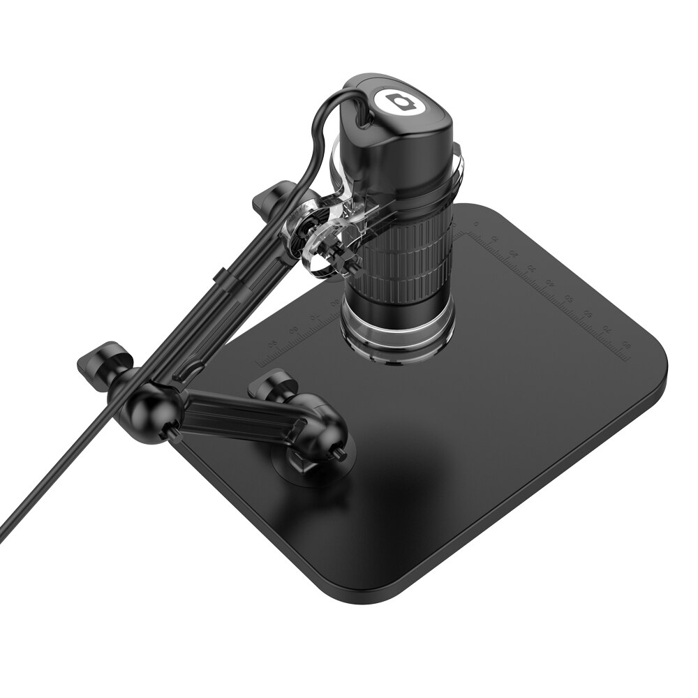 HD USB Digital Microscope LED Electronic Microscope Endoscope Zoom Camera Magnifier+ Lift Stand Tools For Work Life School