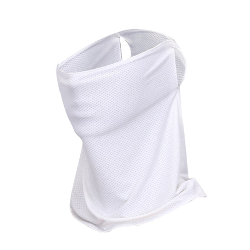 Mascarillas de Golf Sunsn transpirables, 2 uds., novedad, con cuello Ice Stretch, color gris y blanco