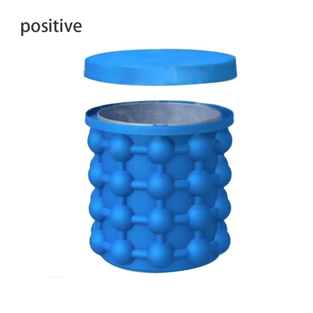 silicone del Cubo di Ghiaccio vino Secchiello Secchiello Del Ghiaccio Birra Dispositivo di Raffreddamento mobiletto Risparmio di Spazio Utensili Da Cucina Bere Whisky Congelare 120 Reticoli