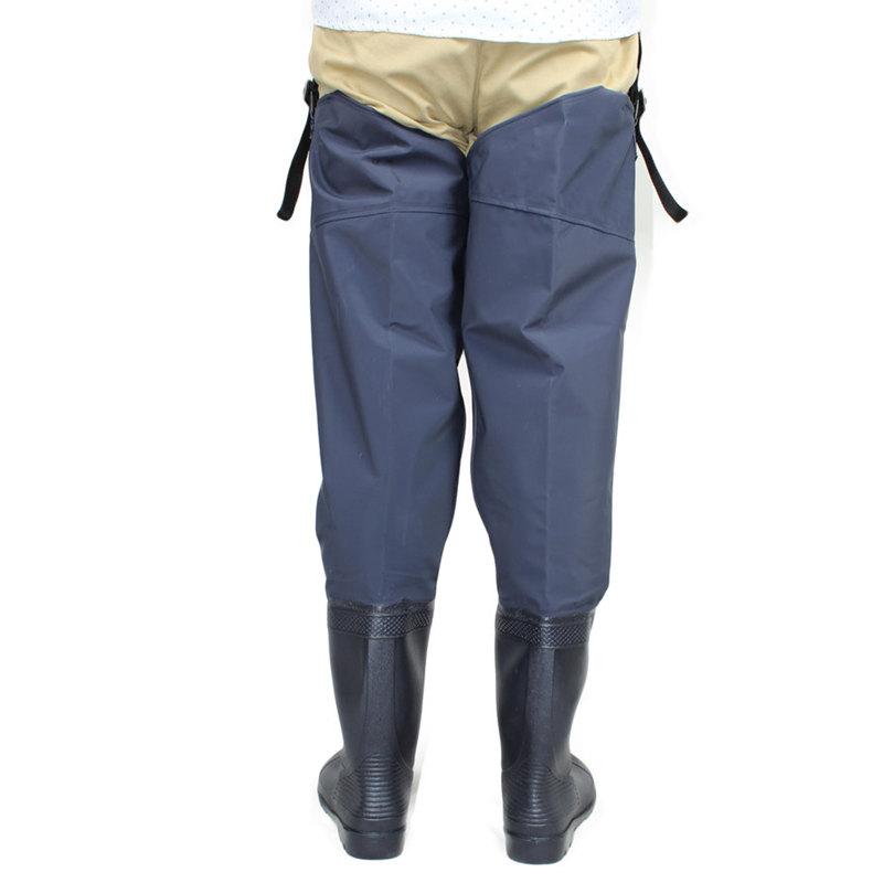 wysoki-skok dla obu płci wodery wędkarskie spodnie nogi Super duża syntetyczna skóra buty pogrubienie podeszwa jednoczęściowe wodery wędkarskie spodnie nogi