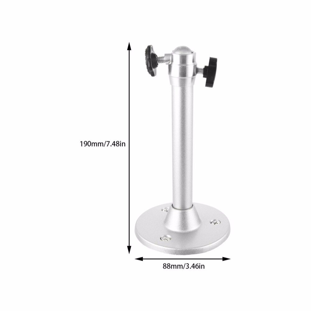 Universal Mini Aluminium Alloy 360 Degree Rotation LCD DLP Projector Ceiling Wall Mount Metal Bracket Holder Stand