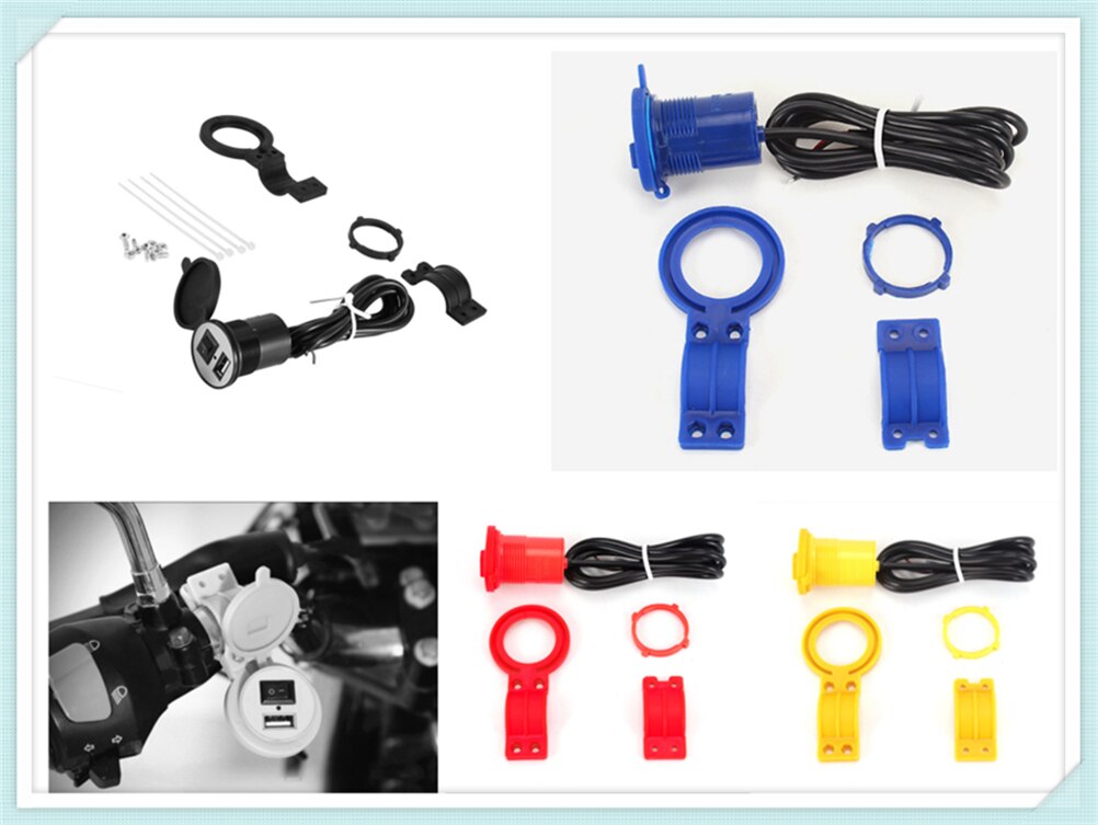 Motorcykel universal biltelefon usb oplader strømadapter stik til ktm 250xc 250xc-f 250 xcf -w 250xc-w 250 exc exc-f