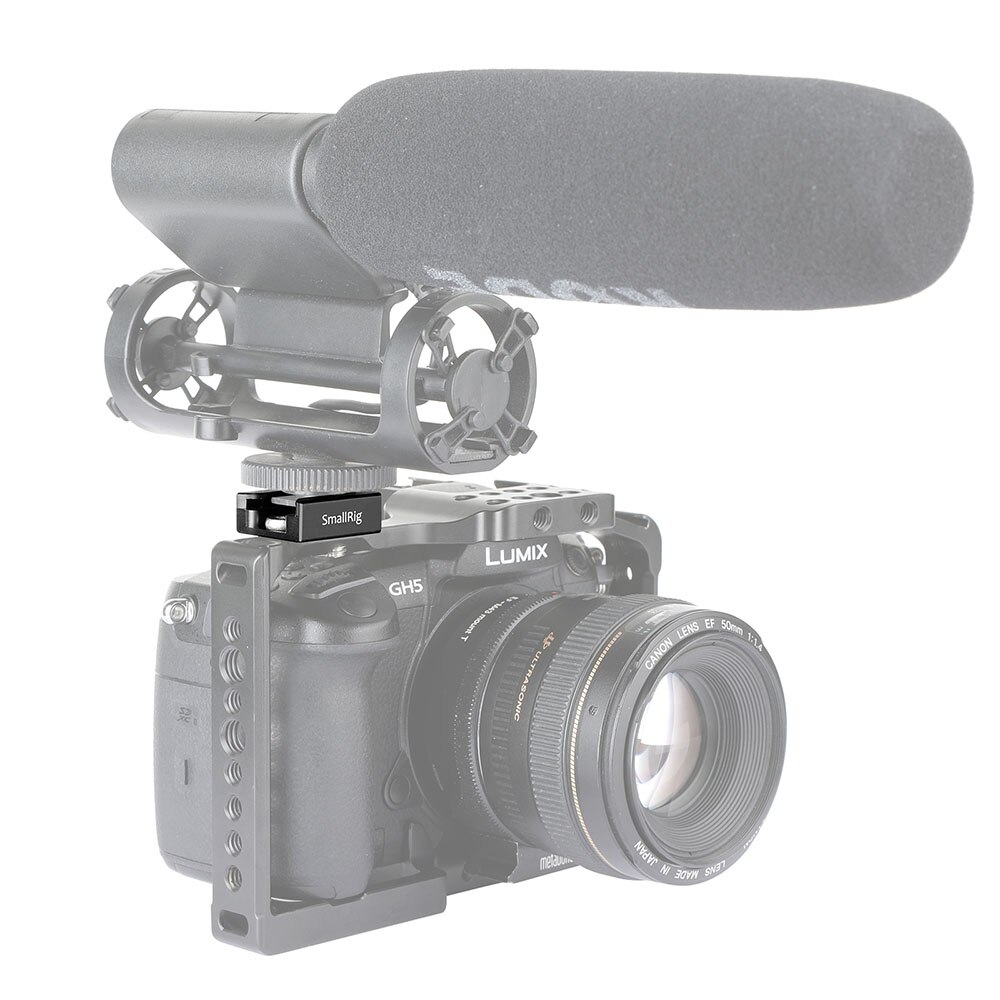 SmallRig Cold Shoe Adapter with Two Secure Bending Compatible For Universal Camera Accessories with 1/4" Threads - 1960