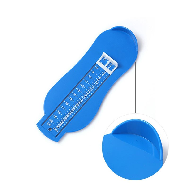 1 Uds chico Infante pie medida calibre zapatos tamaño chico s pies Regla de medición herramienta Niños Accesorios calibrador ajustable dispositivo D0245