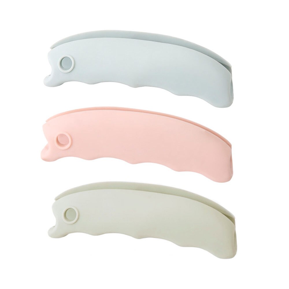 1PC Silicone Shopping Bag Clips Handle Carrier Mention Dish for Shopping Bag Carry Handle Clips Kitchen Organizer Accessories: Default Title