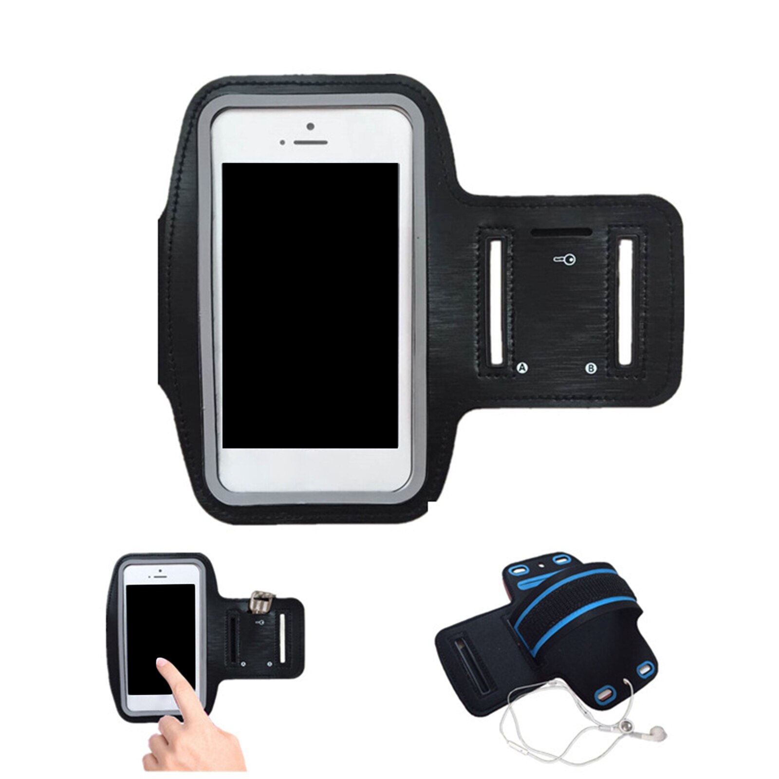 Universelles, atmungsaktives armband für sport und freizeit, aufbewahrungsbehälter, taillenband