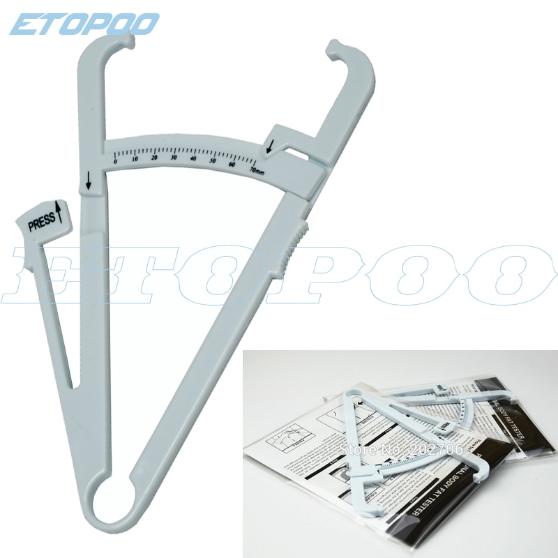 Personal Body Fat Testers skinfold caliper body fat caliper Analyzer Measure Charts Fitness Keep Health Slim Calipers Tools