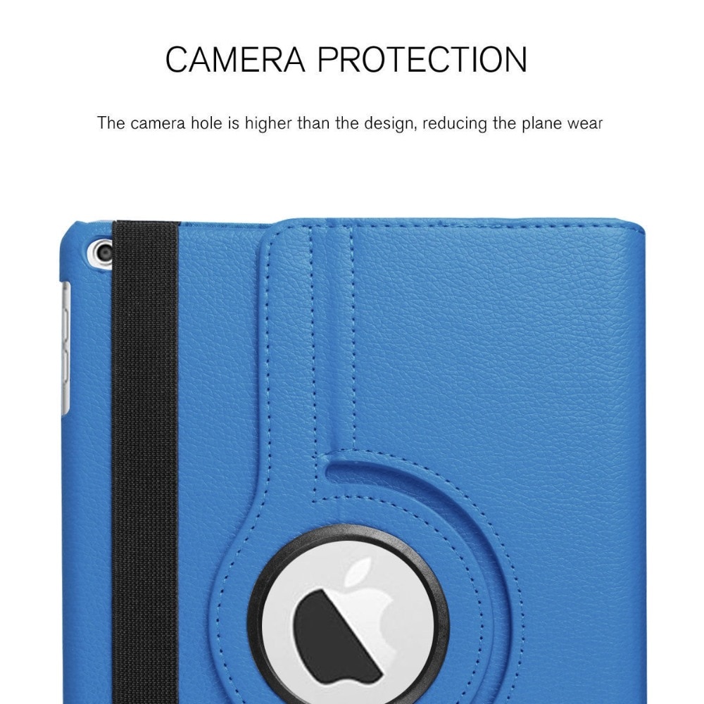 Étui en cuir rotatif à 360 degrés pour apple ipad air 1 air 2 5 6 ipad 9.7 a1822 a1823 a1893 coque funda