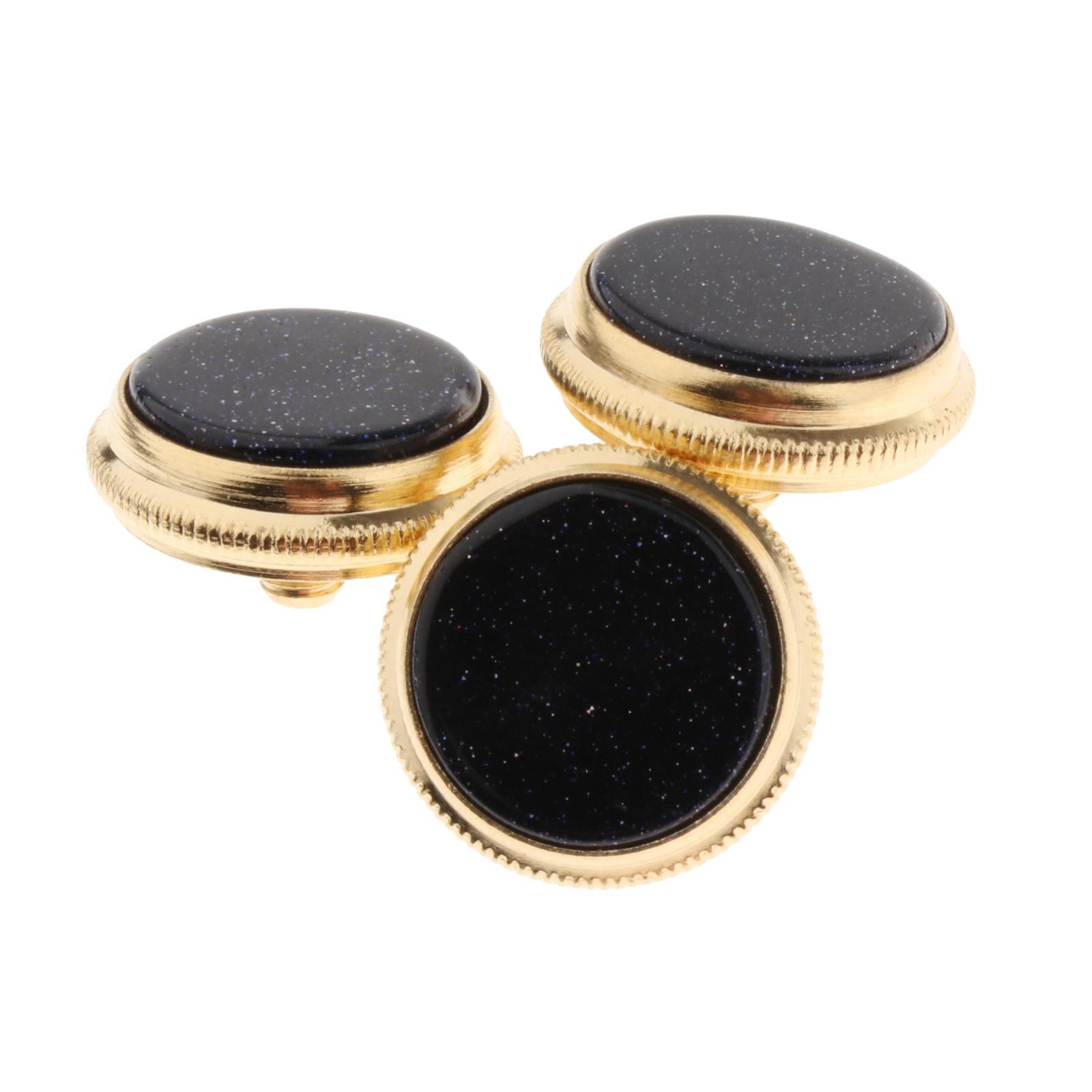 3Pack Yootones Trompet Valve Vinger Knoppen Trompet Sleutelknoppen Caps Vervanging Trompet Repareren Knoppen Muziekinstrumenten Accessoires (Donker Paars