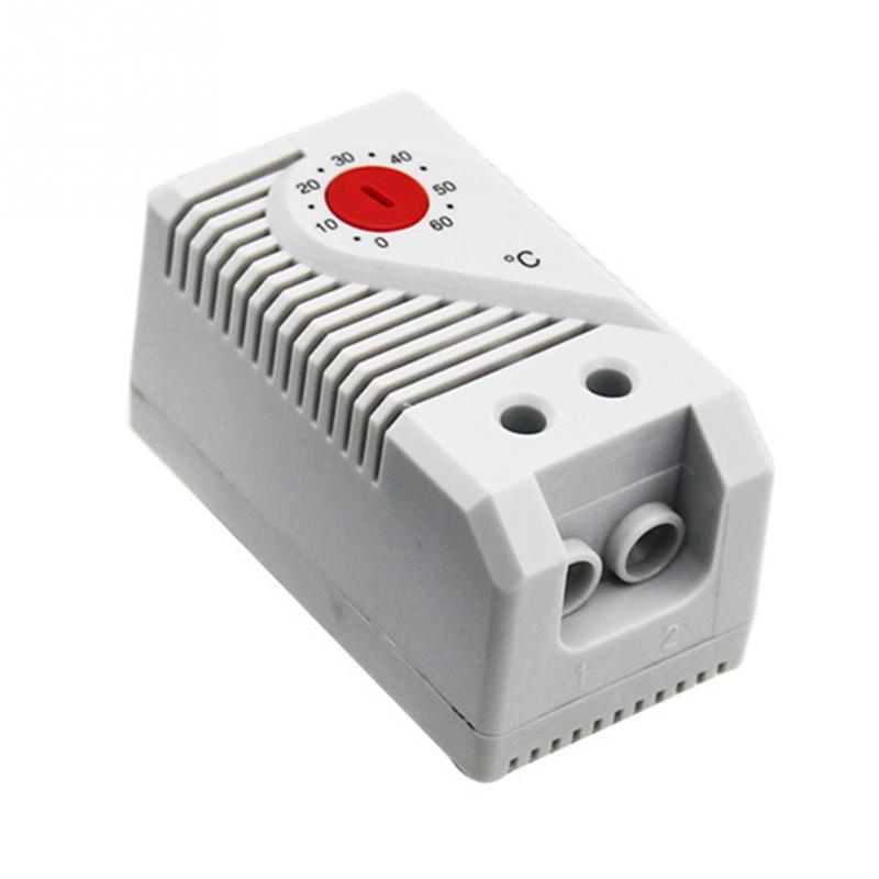 Easy Operation Mechanical Thermostat Measurement Home Switch Connect Heater Temperature Controller Compact Filter Fan Mini: Red