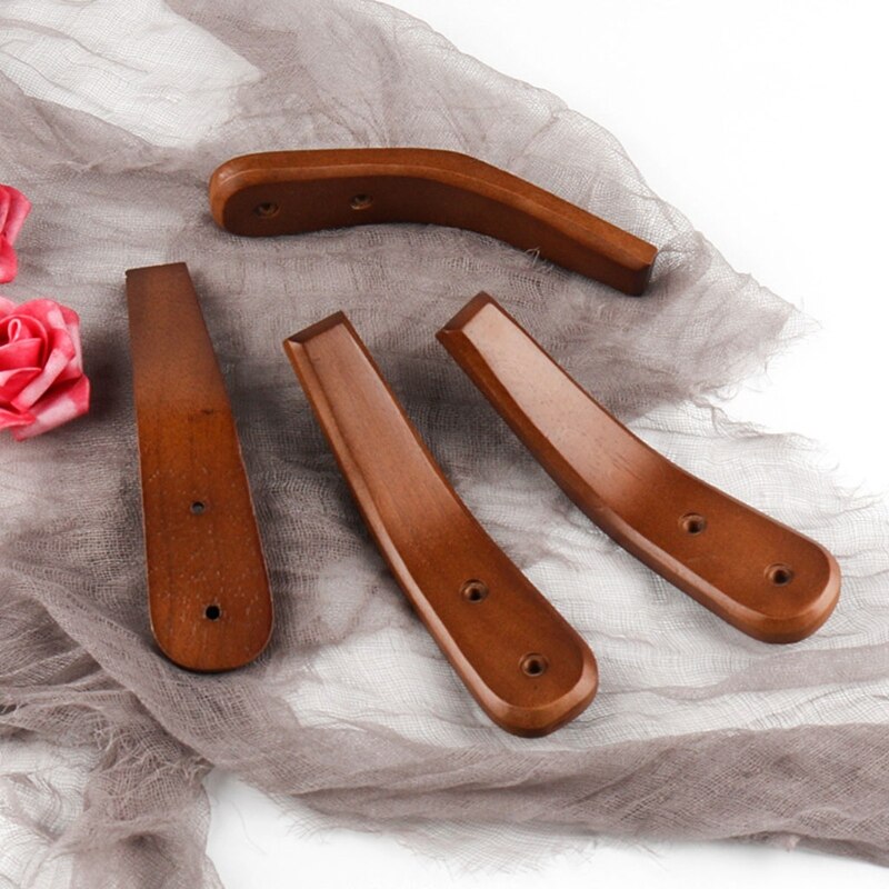 2 Stuks Wandmontage Handgemaakte Beukenhout Haak Kapstok Haken Moderne Houten Hoed Rack Entryway Organizer Rustieke Handdoek Hanger