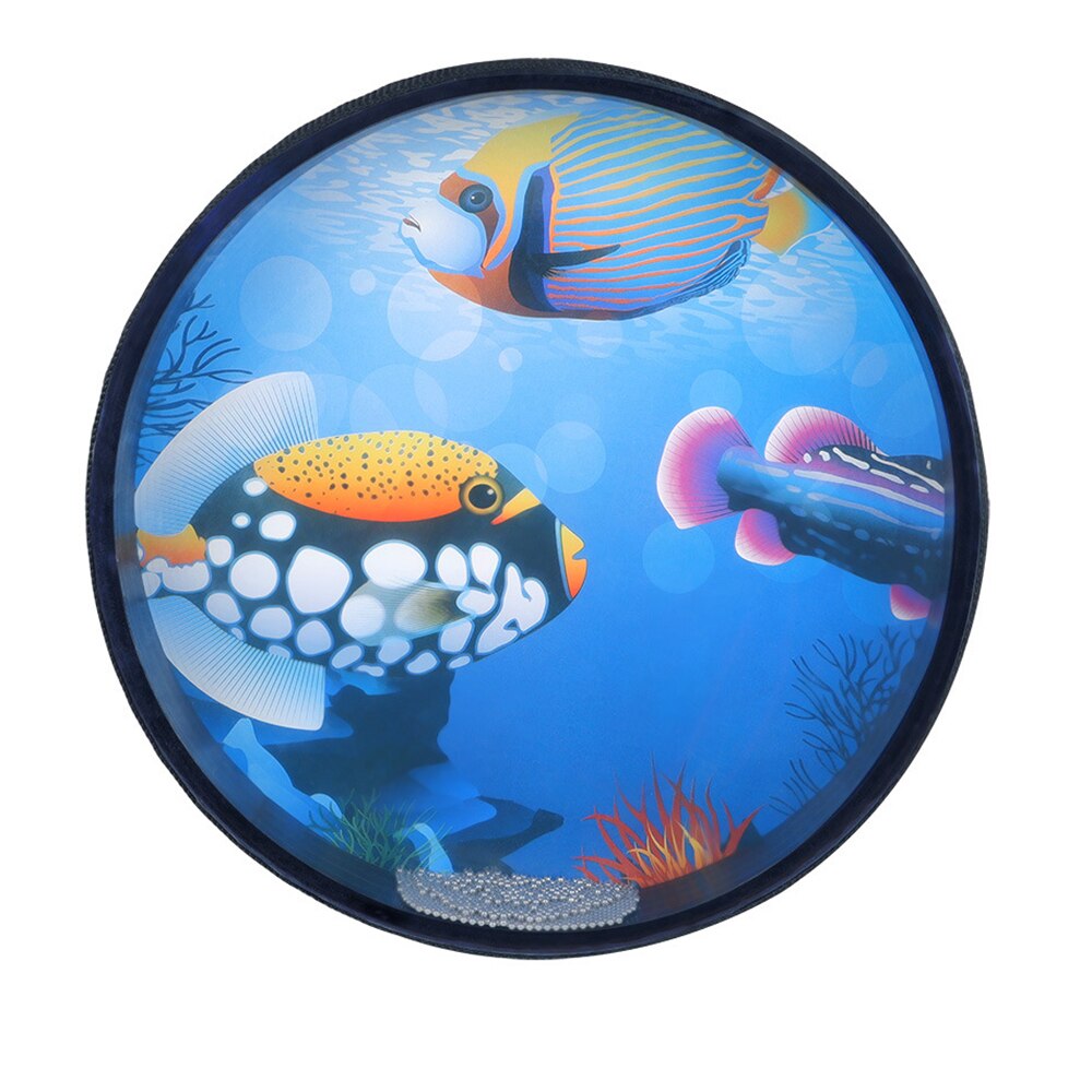 10 Inch Ocean Drum Houten Handheld Sea Wave Drum P... Grandado