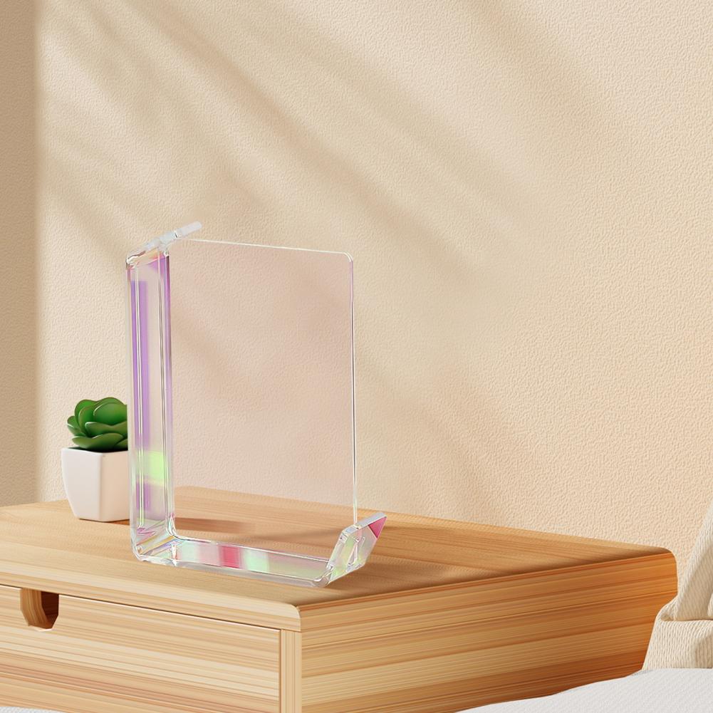 Cadre Photo flottant de 6/7 pouces, bricolage, Double face, Horizontal, Vertical, néon, acrylique, décor de bureau debout, cadre d'affichage Photo