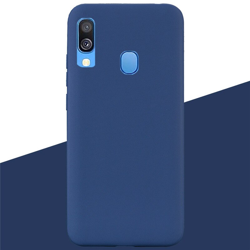 For Samsung A40 Case Silicone Cover Soft TPU Phone Case For Samsung Galaxy A40 A 40 A405 SM-A405F A405F Silicon Case Coque Funda: 2 Dark Blue