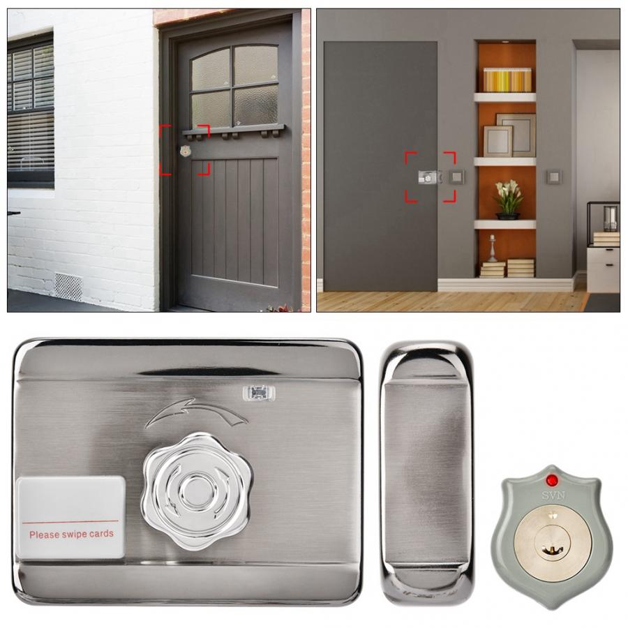 Intelligent smart door lock Electronic Door Access Intelligent Remote Control System ID Single Head 12V Lock door handle lock