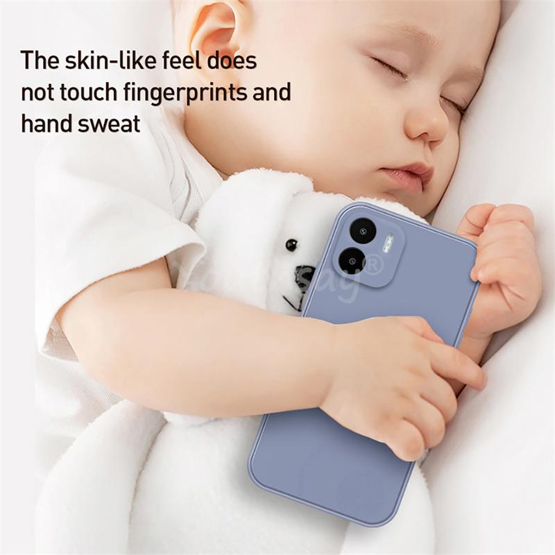 Funda para Xiaomi Redmi A2 A1 A2 + A1 + funda suave y Original de silicona líquida