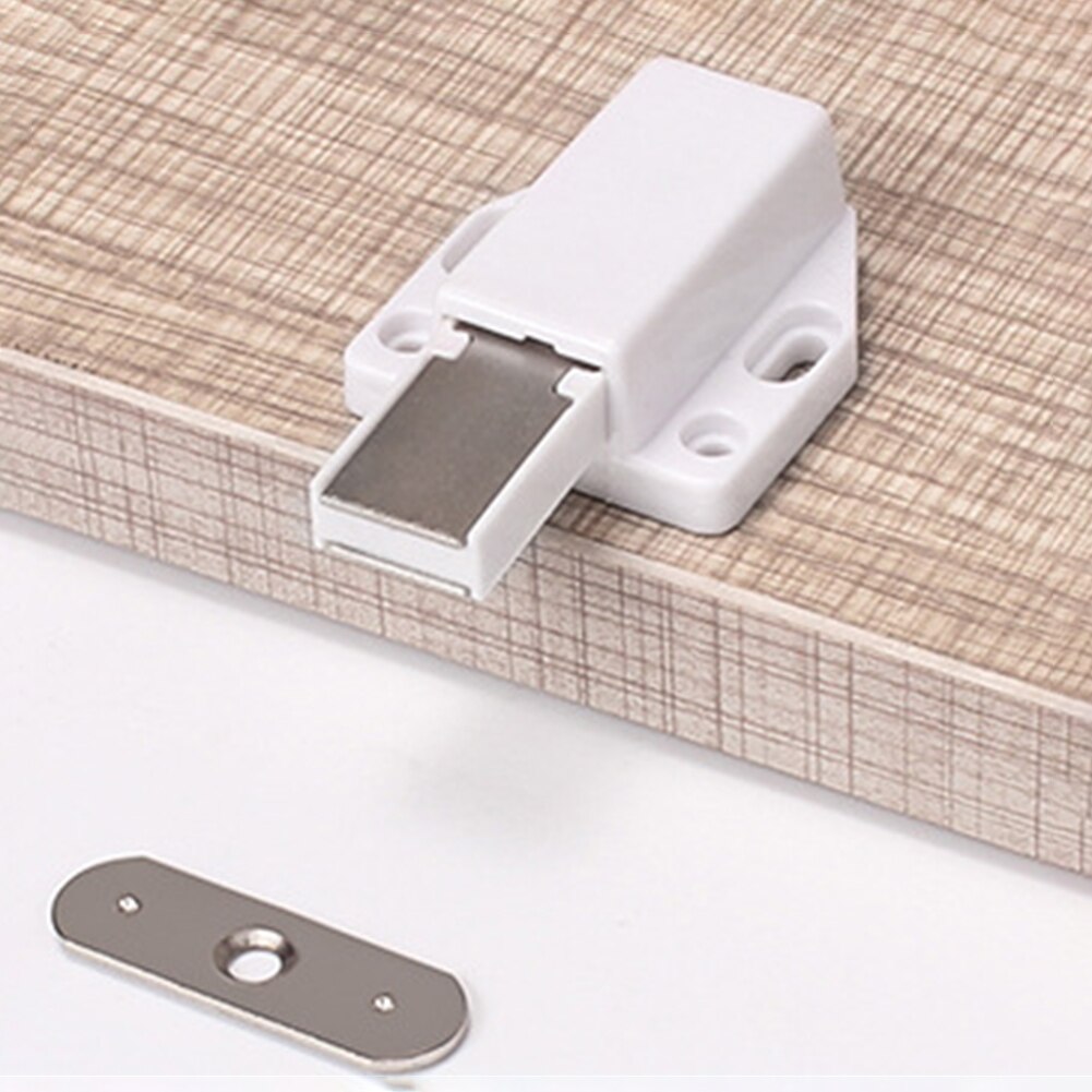 Invisibility Cabinet Catches Push to Open Magnetic Door Drawer Closet Catch Touch Latch Closet Push Opening Hardware