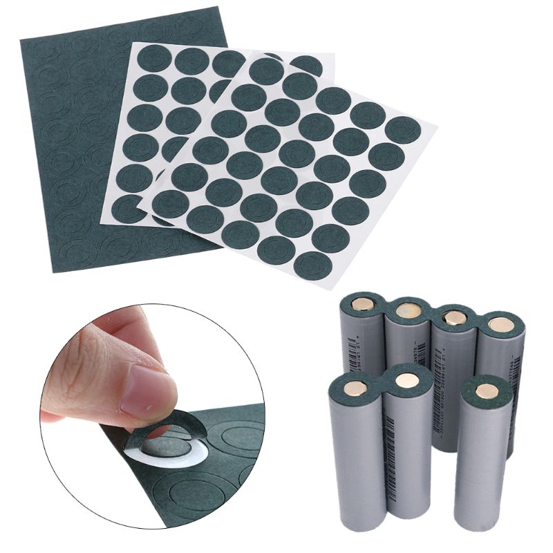 1S 18650 Battery Insulation Gasket Barley Paper Li Cell Insulating Glue Patch Insulation Gasket
