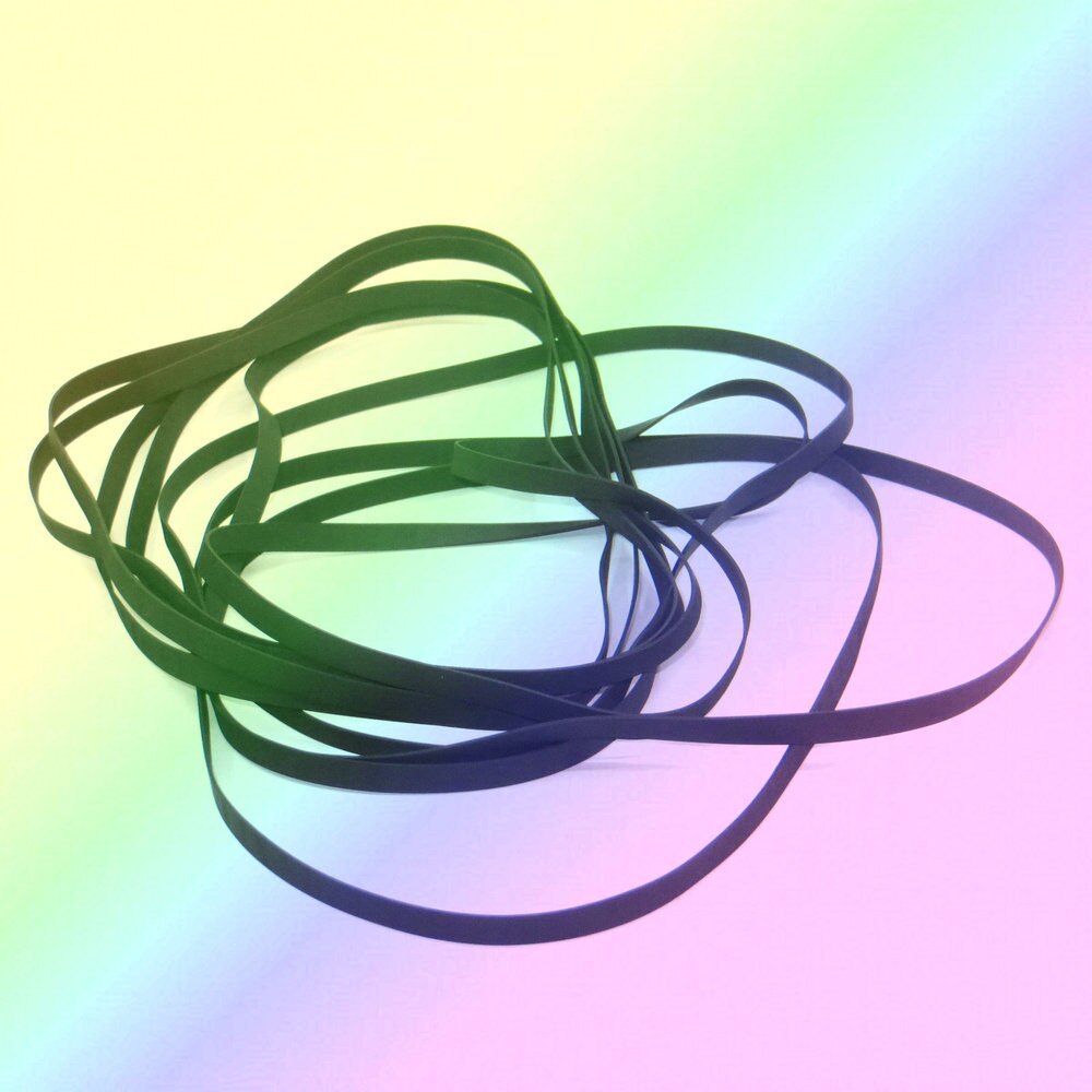 10Pcs Turntable Belt Replace Turntable Phono Plattenspieler Drive Belt