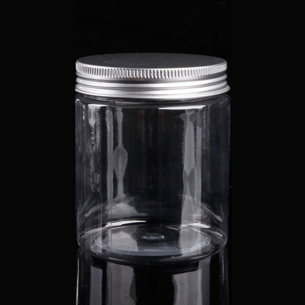 30-250ml doorzichtige opbergdozen met deksel, make-up reisfles, gezichtscrème, wax, nagel glitter, pailletten, container, klein potje: 250ml