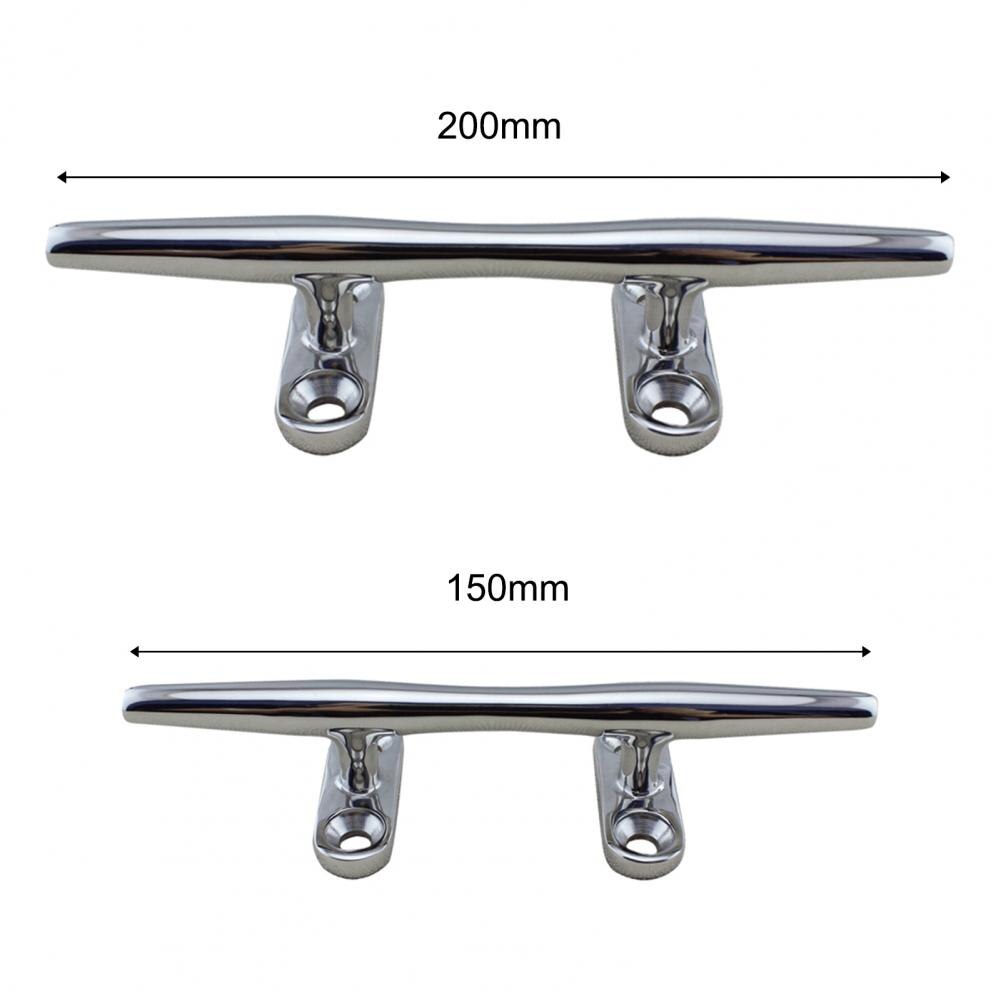 Open Base Cleat 6/8 inches Stainless Steel Base Boat Rope Dock Cleats Marine Hardware for Kayak Boat Hardware Accessories