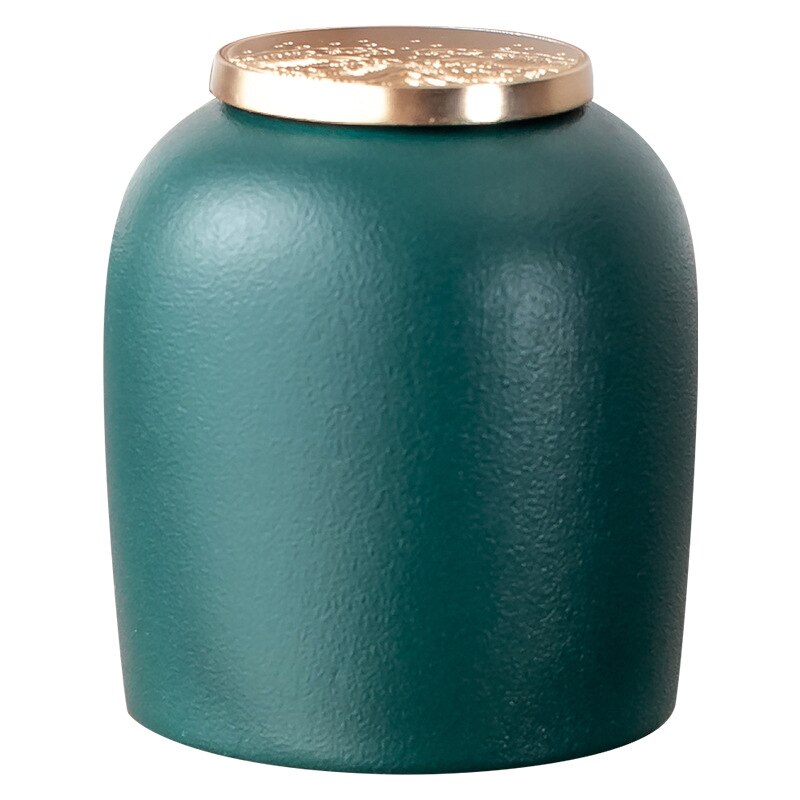 Rough Pottery Portable Tea Pot Kiln Change Sealed Pot Mini Tea Warehouse Household Storage Pot Tea Caddy Travel Tea Jar ZB63