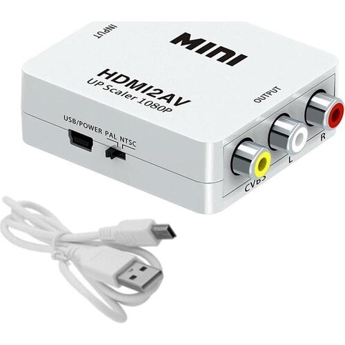 Onten Hdmi Naar Av Audio Video Rca Pal Ntsc Playstation 3 Compatibel Nintendo Sega Atariler Full Hd Converter Inverter Mini schakelaar