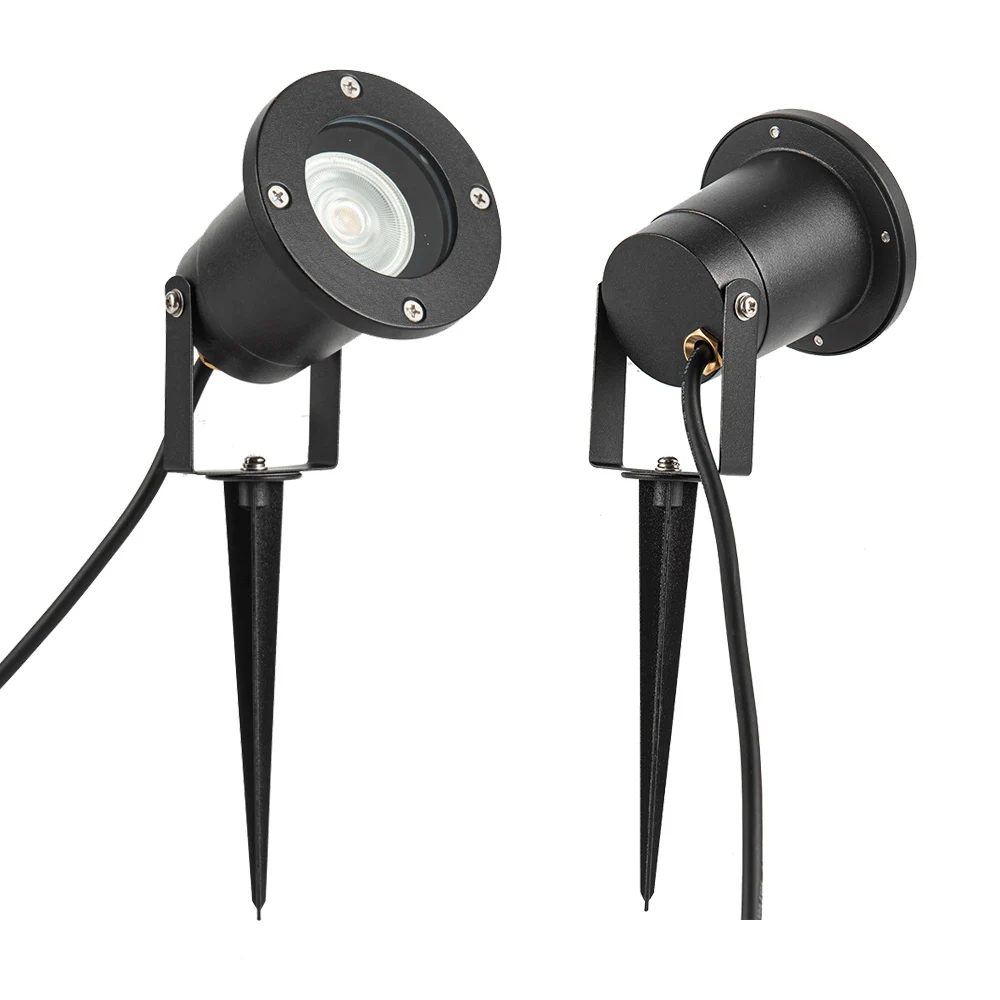 LED COB Gartenbeleuchtung 5W AC110V 220V DC12V 24V Outdoor Spike Rasenlampe Wasserdichte Beleuchtung Garten Wegstrahler